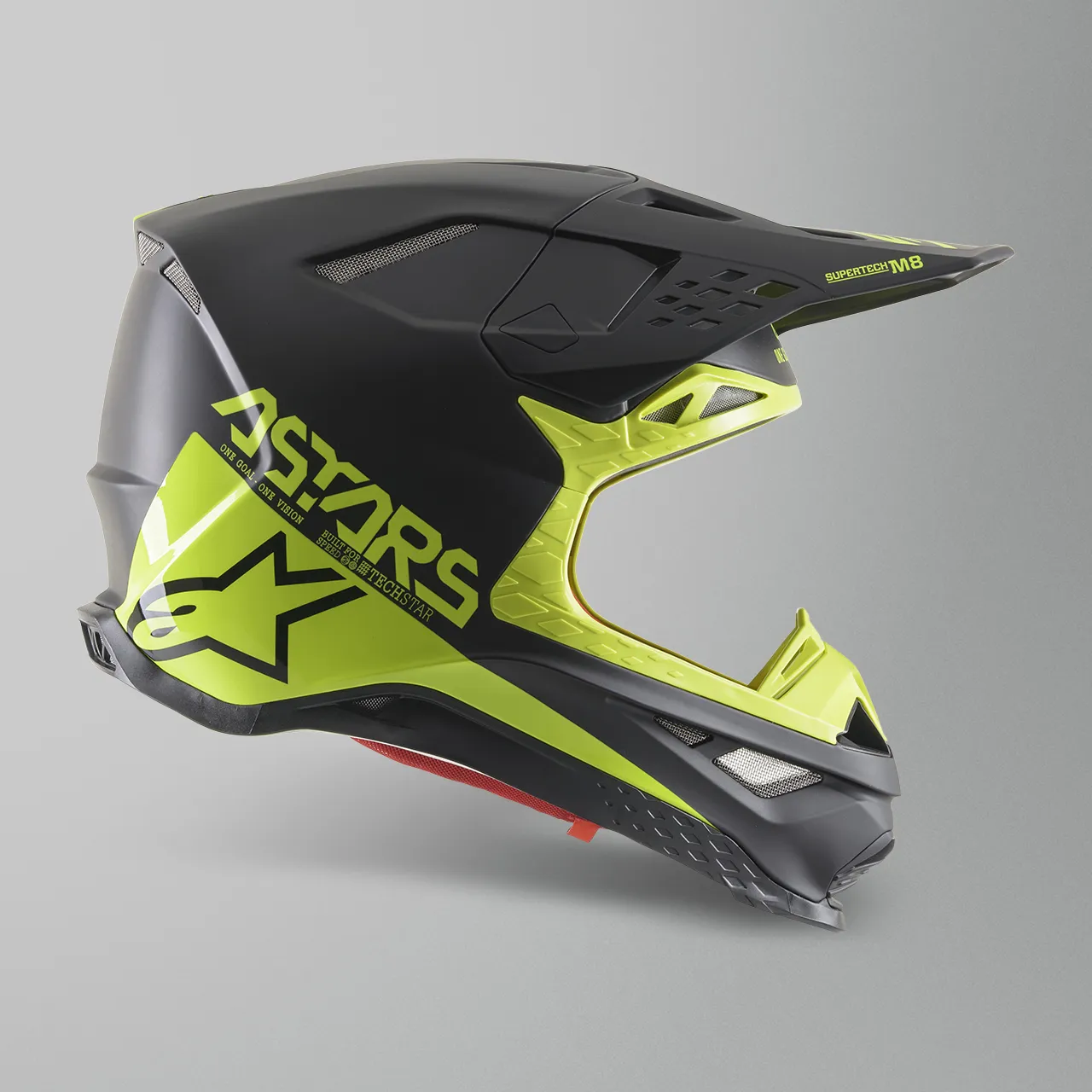 CASCO DE CROSS ALPINESTARS SUPERTECH M8 MIPS® ECHO NEGROAMARILLO