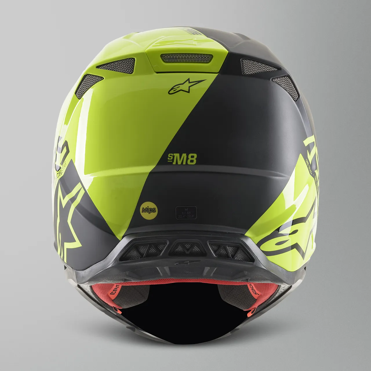 CASCO DE CROSS ALPINESTARS SUPERTECH M8 MIPS® ECHO NEGROAMARILLO