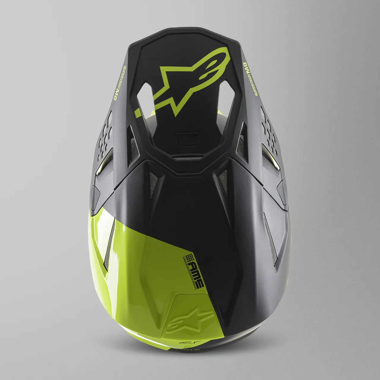 CASCO DE CROSS ALPINESTARS SUPERTECH M8 MIPS® ECHO NEGROAMARILLO