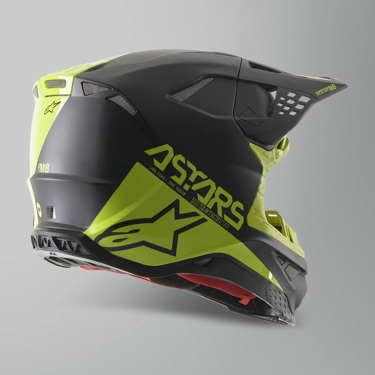 CASCO DE CROSS ALPINESTARS SUPERTECH M8 MIPS® ECHO NEGROAMARILLO