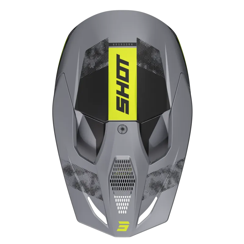CASCO DE CROSS SHOT FURIOUS PATROL GRISAMARILLO NEóN