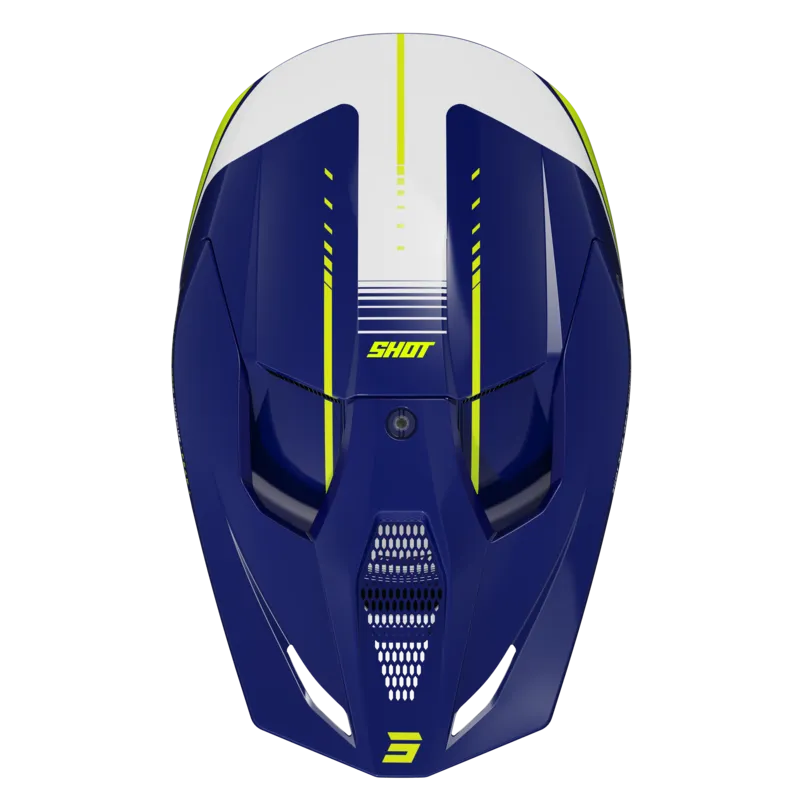 CASCO DE CROSS SHOT FURIOUS PEAK AZULAMARILLO NEóN 