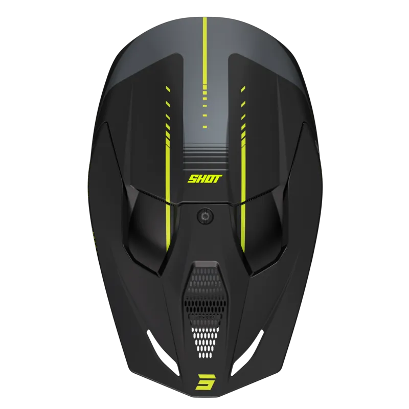 CASCO DE CROSS SHOT FURIOUS PEAK GRISAMARILLO NEóN