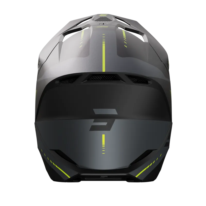 CASCO DE CROSS SHOT FURIOUS PEAK GRISAMARILLO NEóN