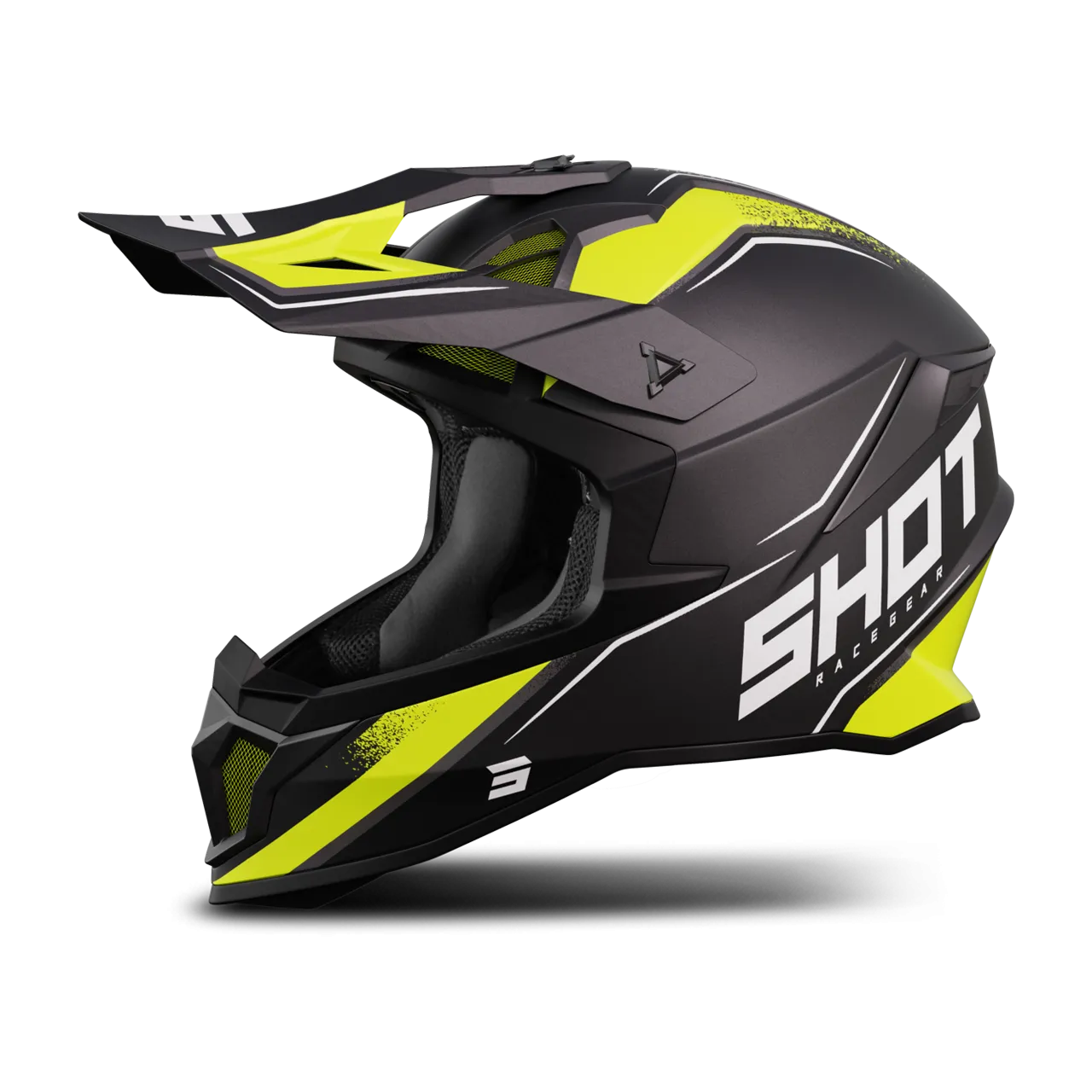 CASCO DE CROSS SHOT LITE PRISM NEGRONEóNAMARILLO