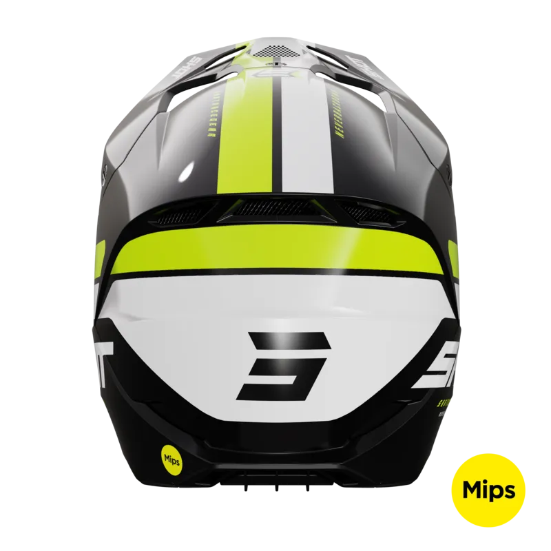 Casco de Cross Shot Race Mips® Iron Amarillo Neón