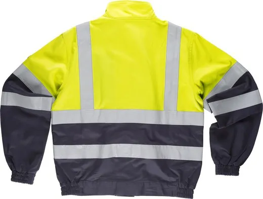 Cazadora AV ignífuga Marino Amarillo