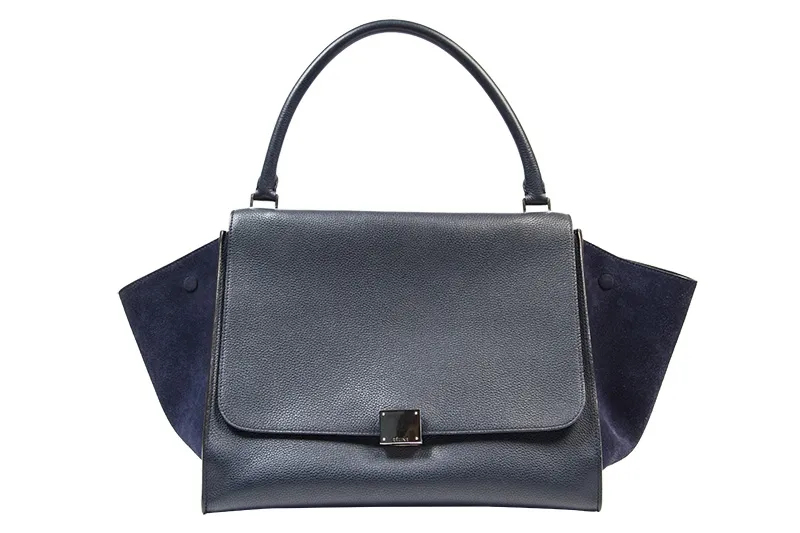 Celine Bolso Trapeze Large Navy