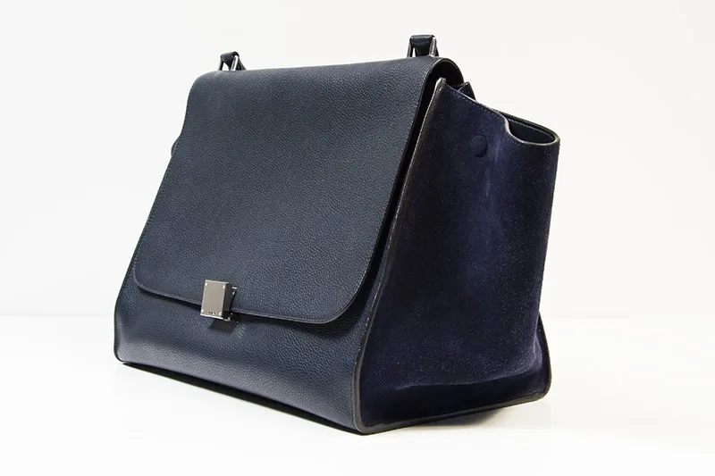 Celine Bolso Trapeze Large Navy