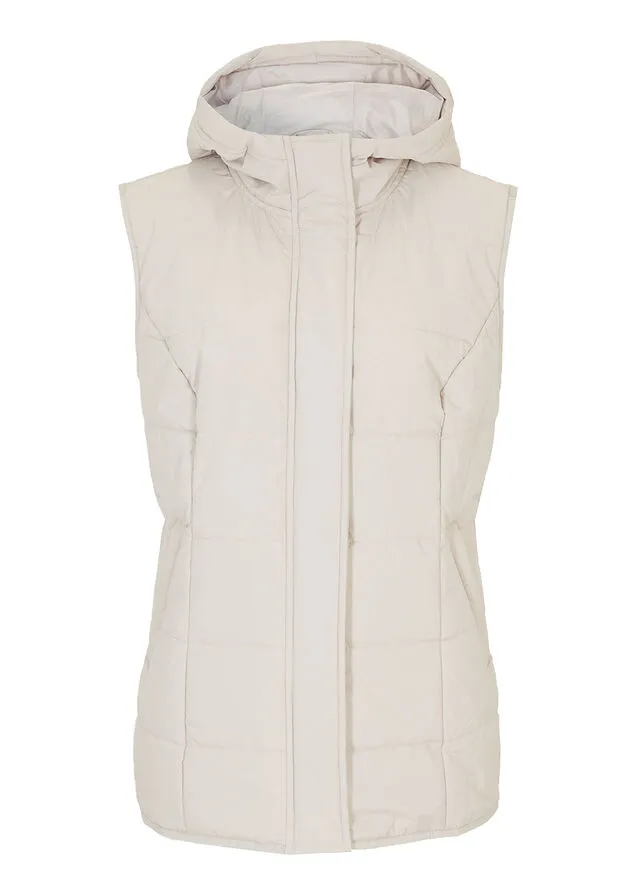 Chaleco guateado Gris