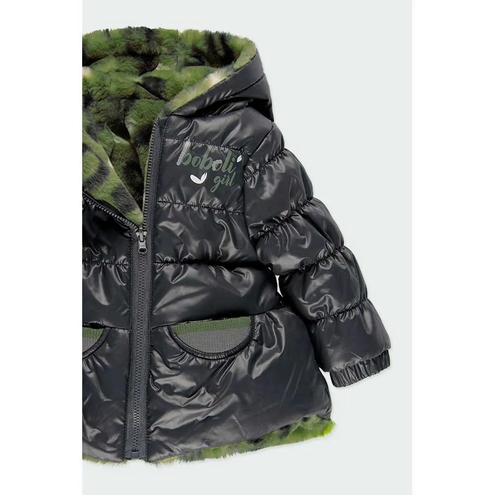 Chamarra Animal Print doble vista Boboli