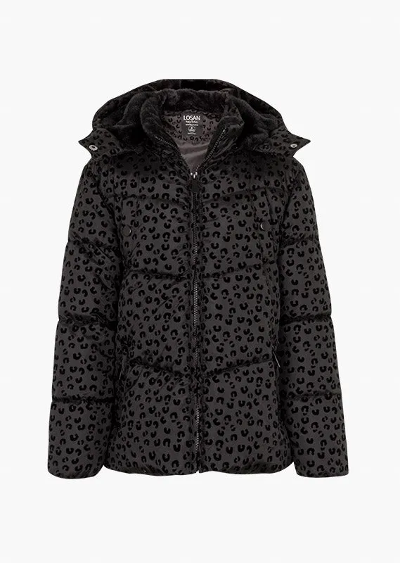 Chamarra Print Losan Black