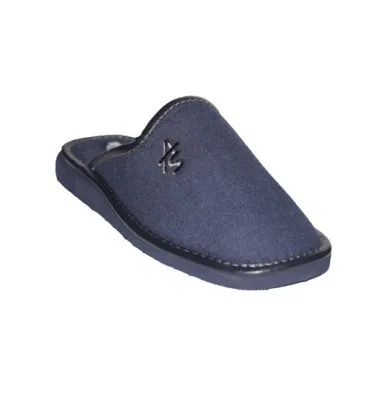 Chanclas de caballero puntera cerrada Andinas en azul marino
