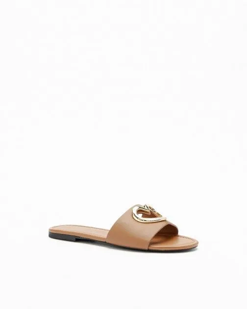 Chanclas Love Moschino JA28431G0I Camel
