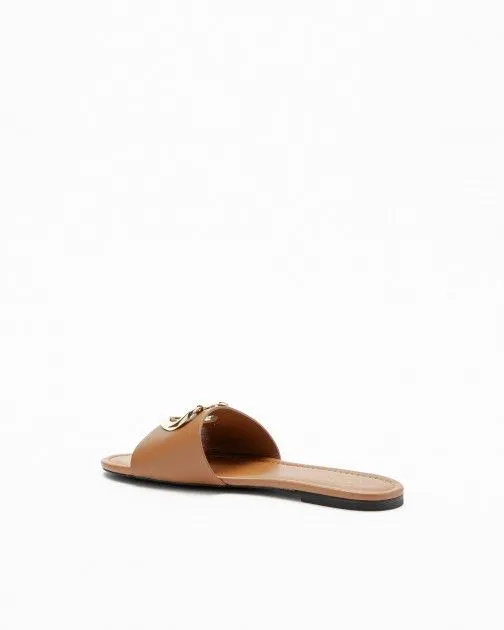 Chanclas Love Moschino JA28431G0I Camel