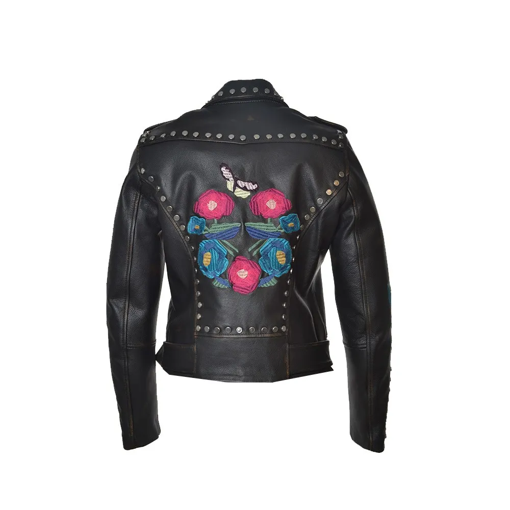 Chaqueta de Piel SET Urban Deluxe VESTE Color Negro