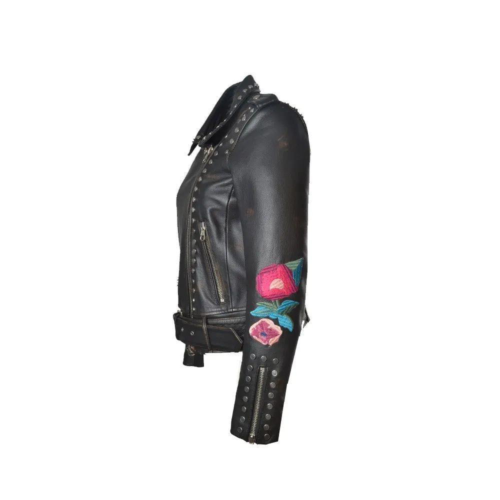Chaqueta de Piel SET Urban Deluxe VESTE Color Negro