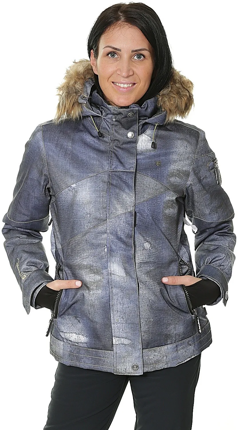 CHAQUETA REHALL JESSIER FUR  BLUE DENIM USED