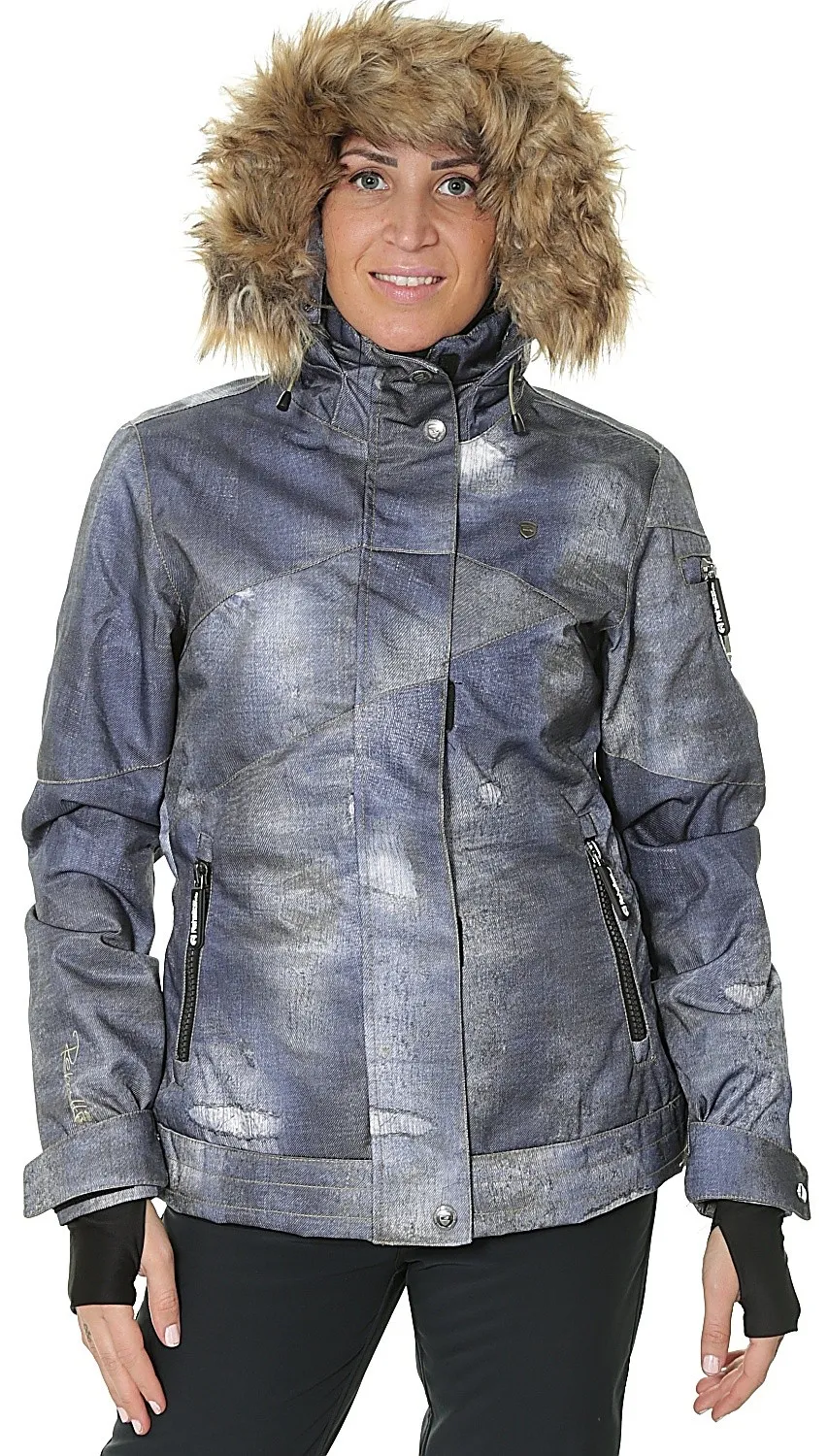 CHAQUETA REHALL JESSIER FUR  BLUE DENIM USED