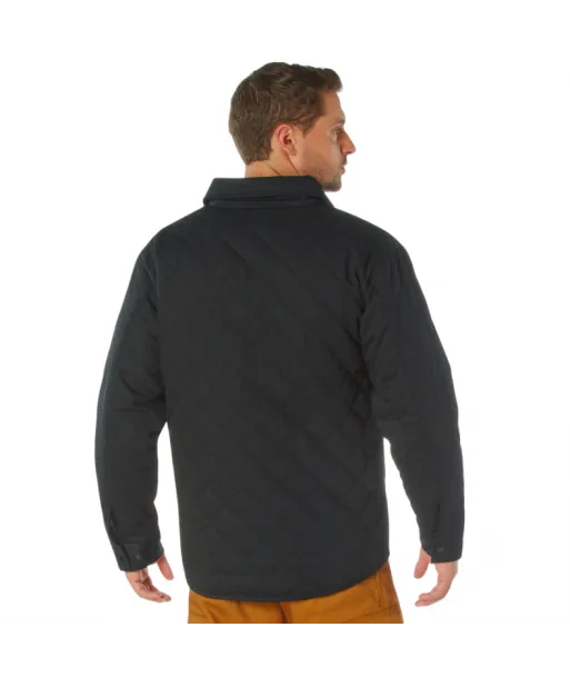 Chaqueta Rothco Diamond Quilted Negra