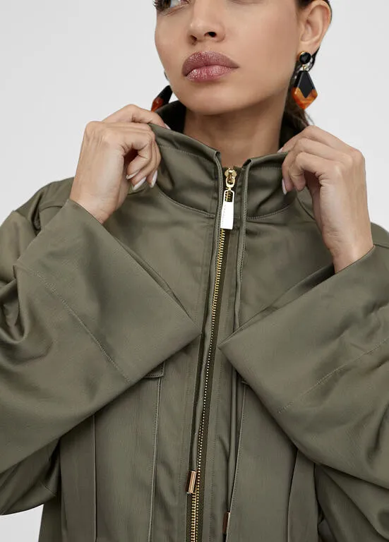 Chaqueta satén KAKI Lola Casademunt