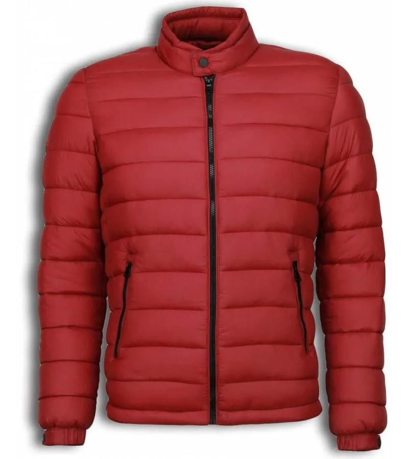 CHAQUETAS DE INVIERNO  ABRIGOS DE CABALLERO CORTO  DOWN JACK  ROJO