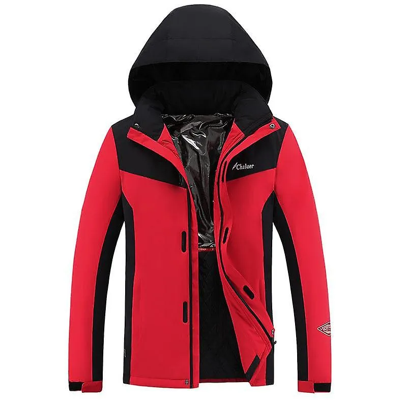 Chaquetas de invierno Hombres Mujeres Mantener caliente Parkas Exterior Abrigo de calefacción inteligente Termostato eléctrico c