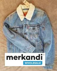 CHAQUETAS DE MEZCLILLA LEVI'S MISSY  FORRADAS 24PCS.HECHAS CON DENIM DE ALTA CALIDAD, ESTAS CHAQUETAS ESTáN FORRADAS PARA MAYO