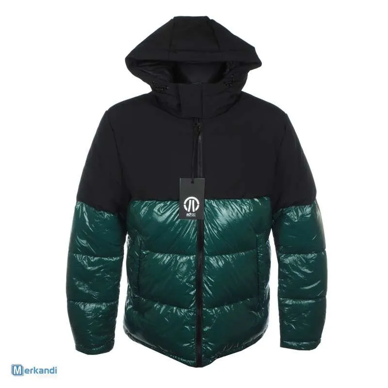 CHAQUETAS DE MODA PARA HOMBRE ADHOC  PRENDAS DE ABRIGO VERSáTILES EN NEGRO, AZUL, VERDE (S81)