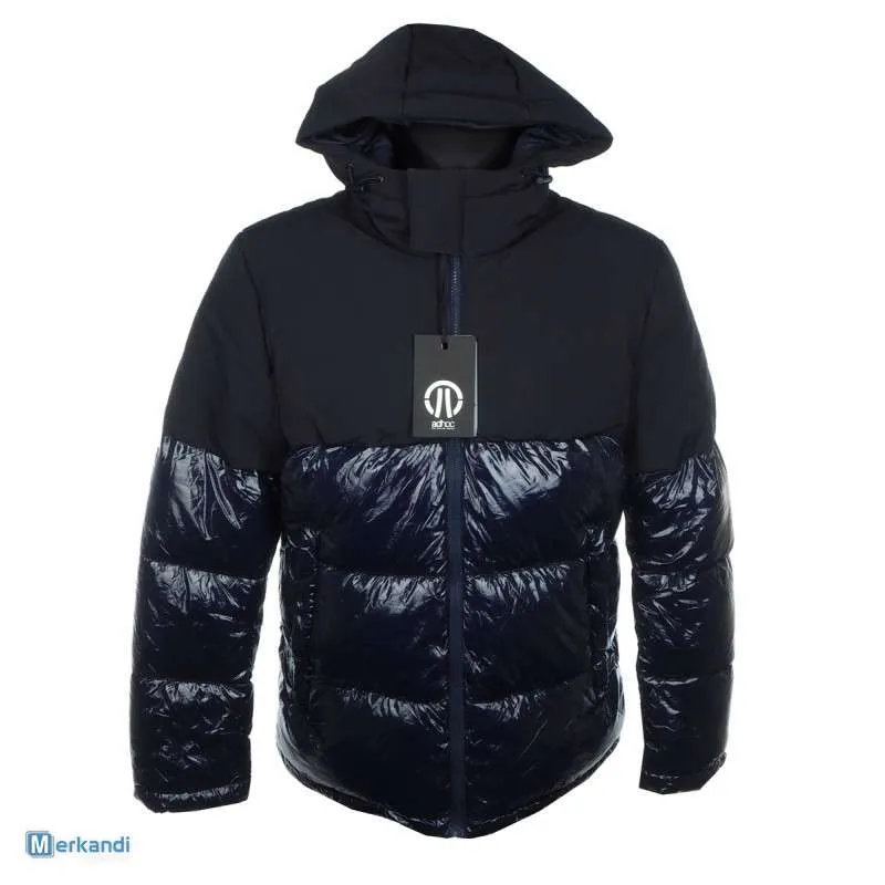 CHAQUETAS DE MODA PARA HOMBRE ADHOC  PRENDAS DE ABRIGO VERSáTILES EN NEGRO, AZUL, VERDE (S81)