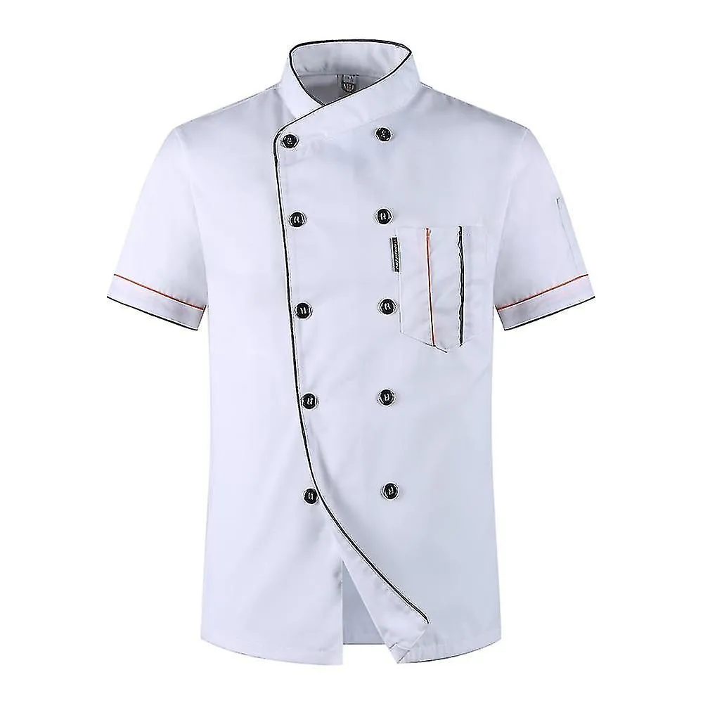 Chaquetas unisex casuales de chef suave con manga corta