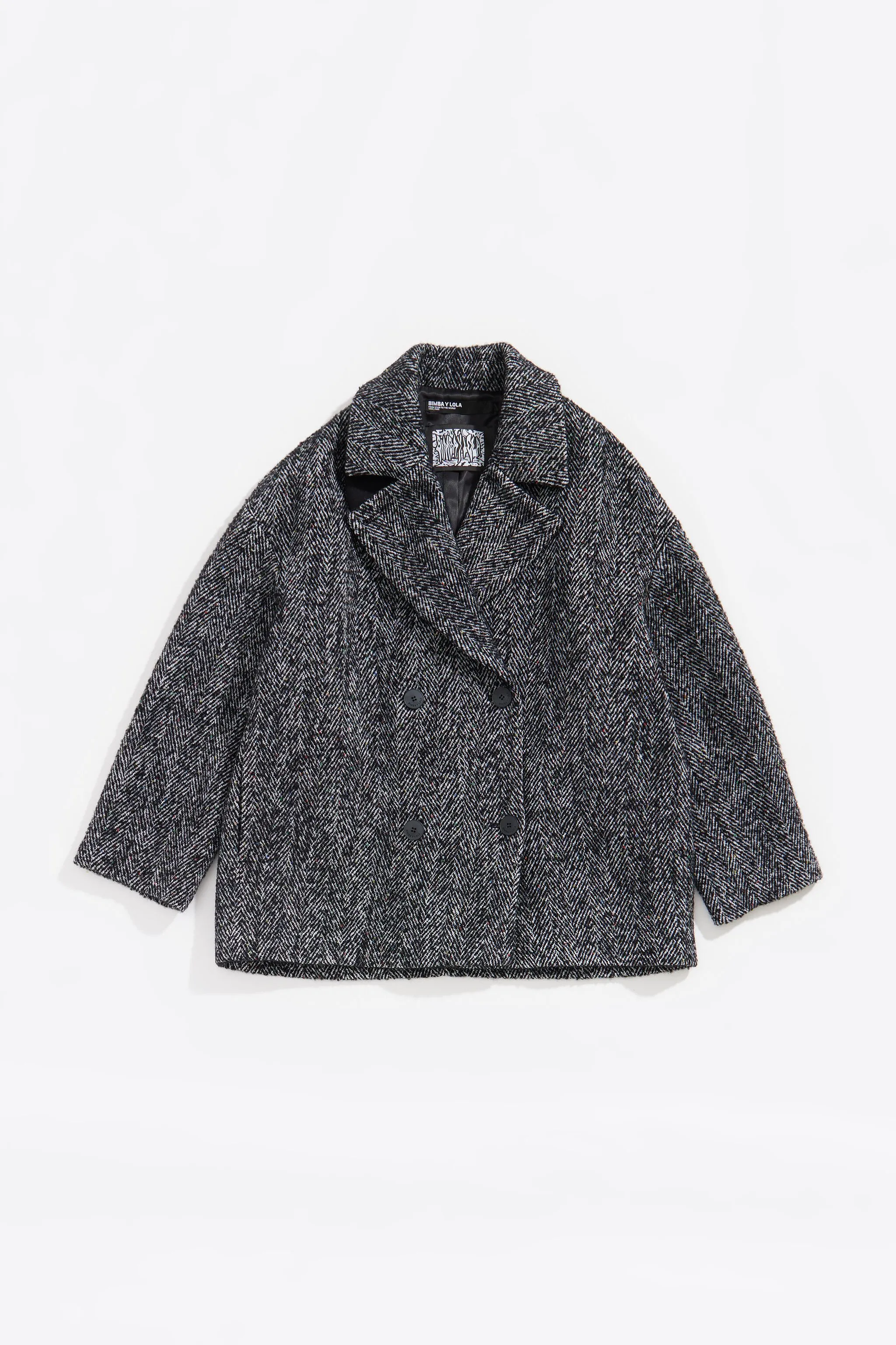Chaquetón sastre corto negro