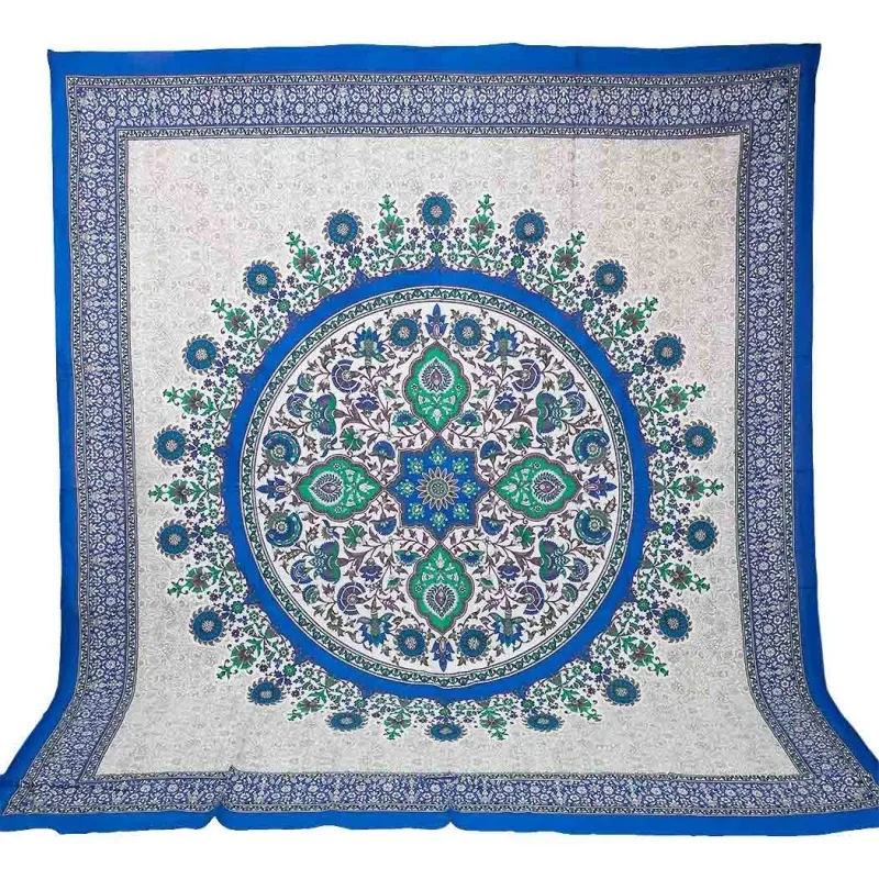 Colcha Mandala Azul BSC36