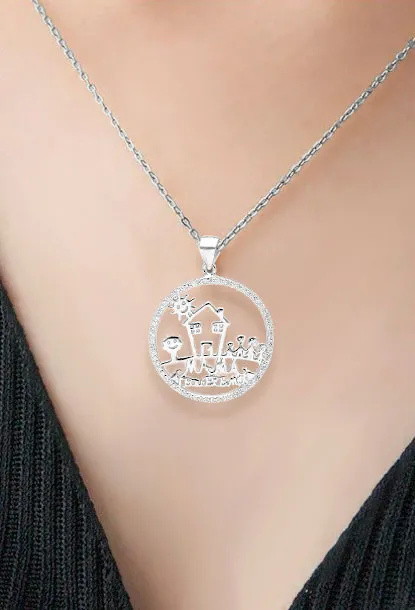 COLGANTE DE PLATA MAMA TE QUEREMOS 240_CRM6