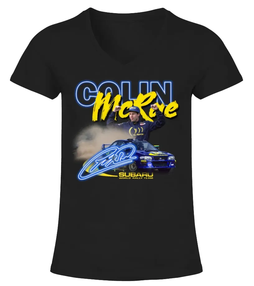 Colin McRae BK (7) Camiseta cuello pico Mujer