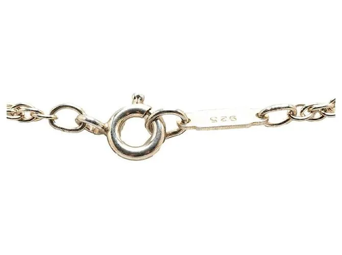 Collar de corazón en plata SV925 y oro K18 de Tiffany & Co en excelente estado Dorado 