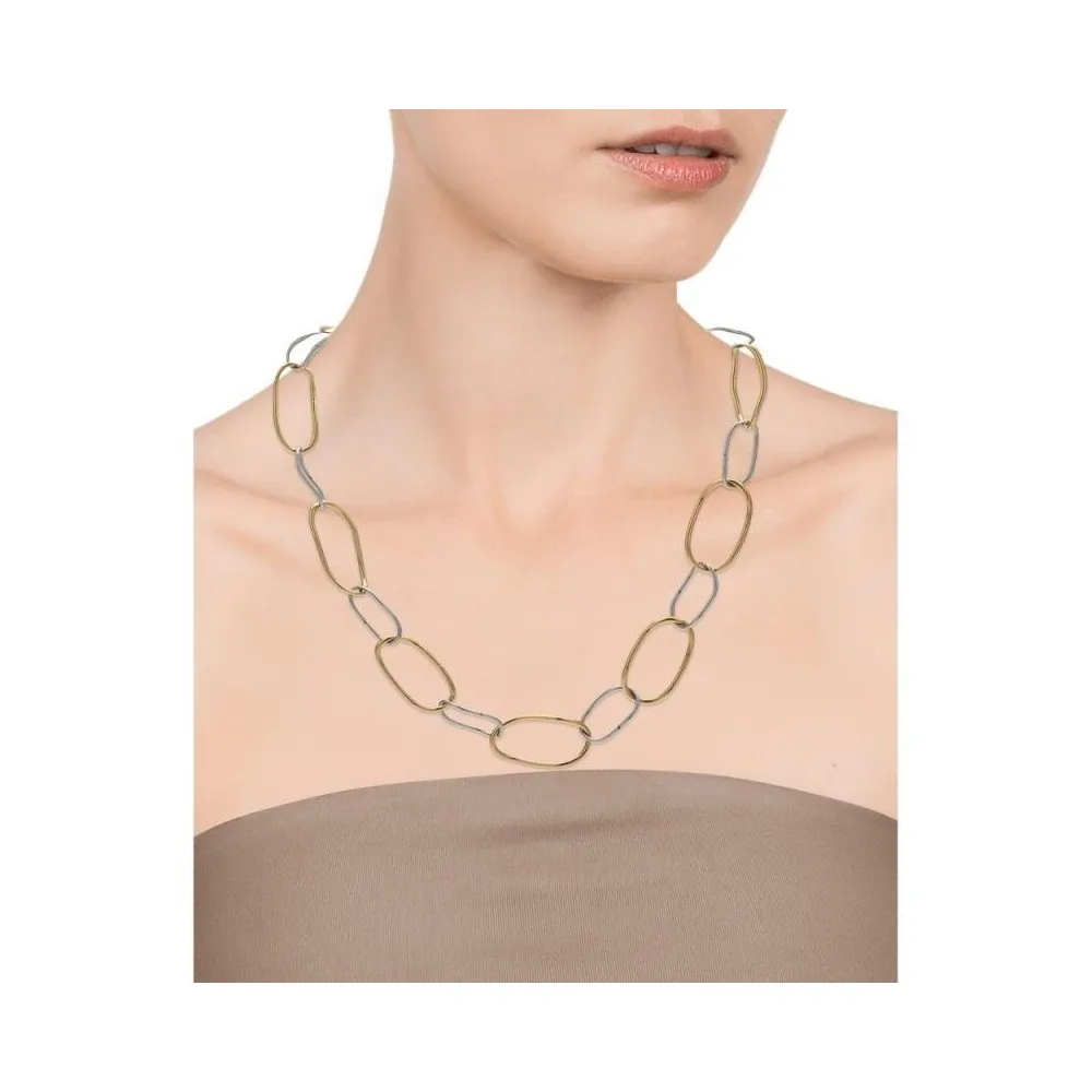 Collar Viceroy Fashion dorado largo en acero para mujer