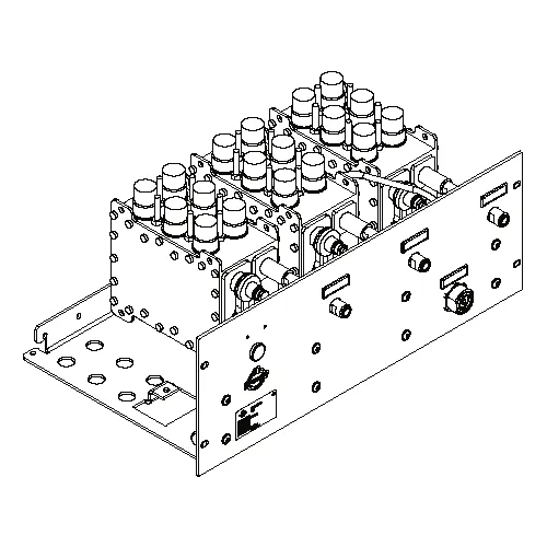 Combinador manifold 3 vías band 4/5 DTV 600 W potencia de salida 130 W NB entrada