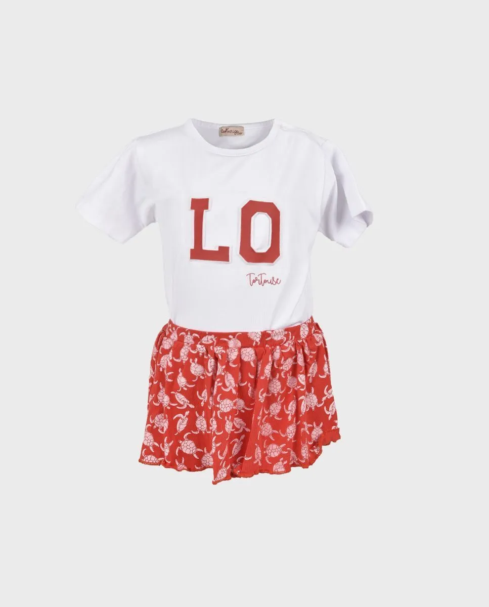 Conjunto bebé niña tortugas