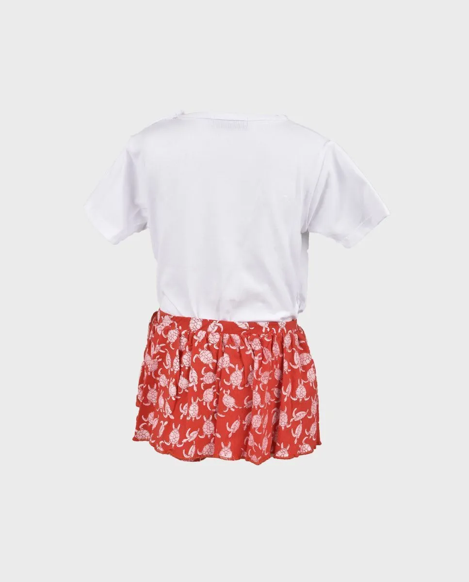 Conjunto bebé niña tortugas