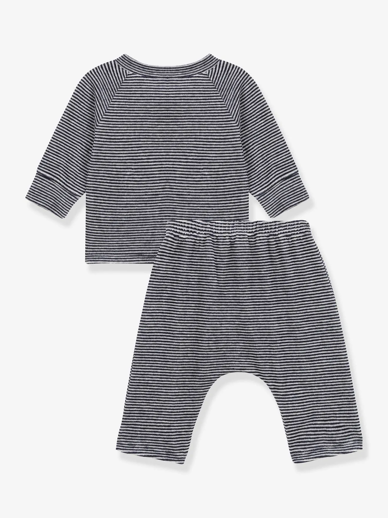 Conjunto de 2 prendas de terciopelo y algodón PETIT BATEAU