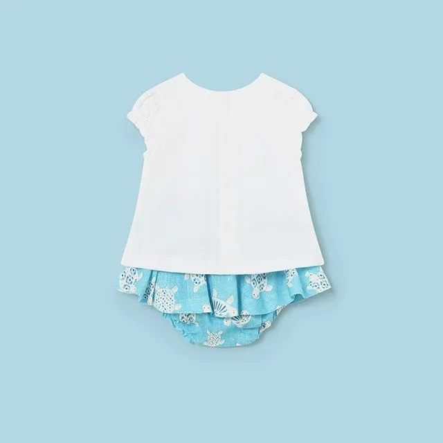 Conjunto falda bebé niña Mayoral