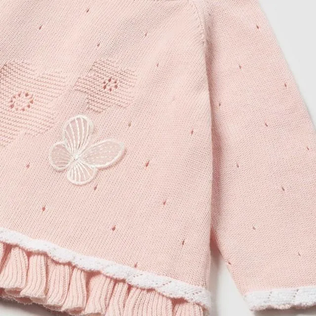 Conjunto polaina tricot bebé niña Mayoral