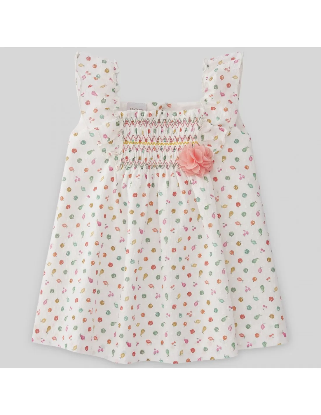 CONJUNTO VESTIDO+BRAGA FRUTAS 45305 PAZ RODRIGUEZ