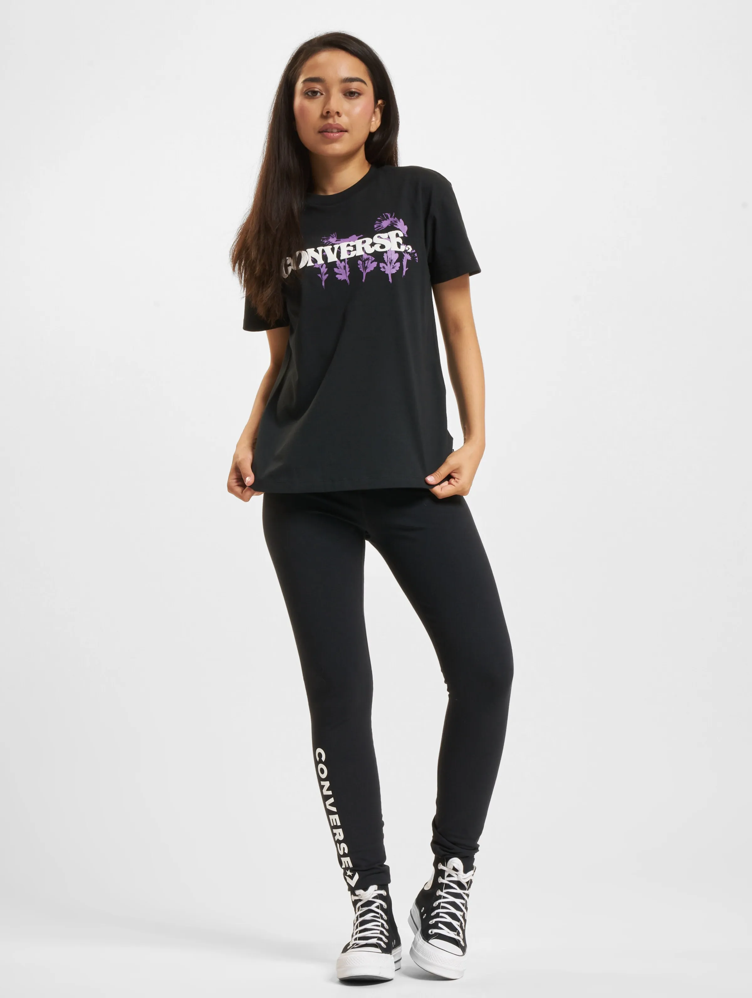 CONVERSE CONVERSE HYBRID FLOWER RELAXED TSHIRT
