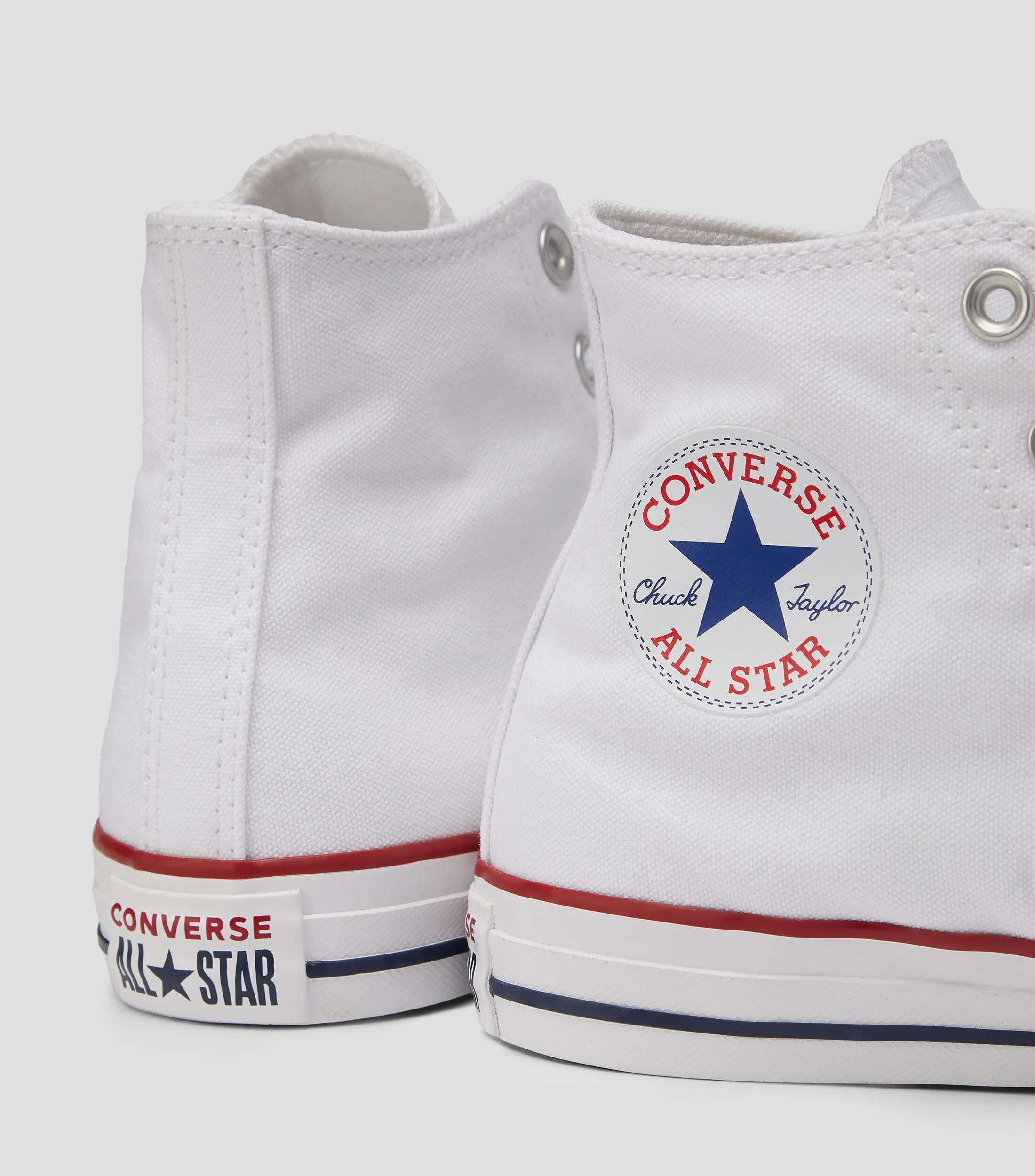 Converse Tenis casuales tipo botín blancos Mujer