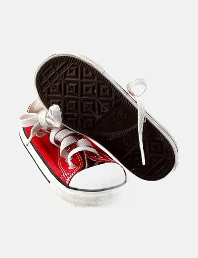 Converse Zapatilla abotinada roja