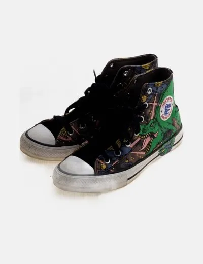 Converse Zapatilla marrón estampada