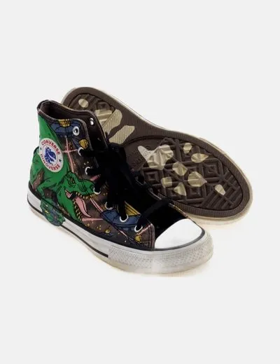 Converse Zapatilla marrón estampada