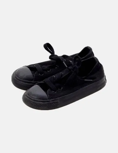 Converse Zapatilla negra tela